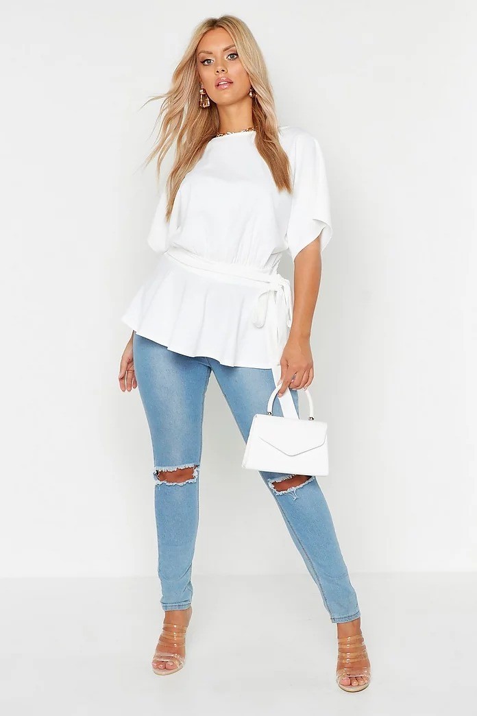 

Блуза Boohoo  белый 520321500057, Блуза Boohoo 54 белый 520321500057