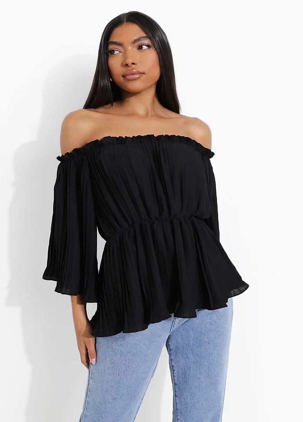 

Блуза Boohoo  черный 8520123003286, Блуза Boohoo 44 черный 8520123003286