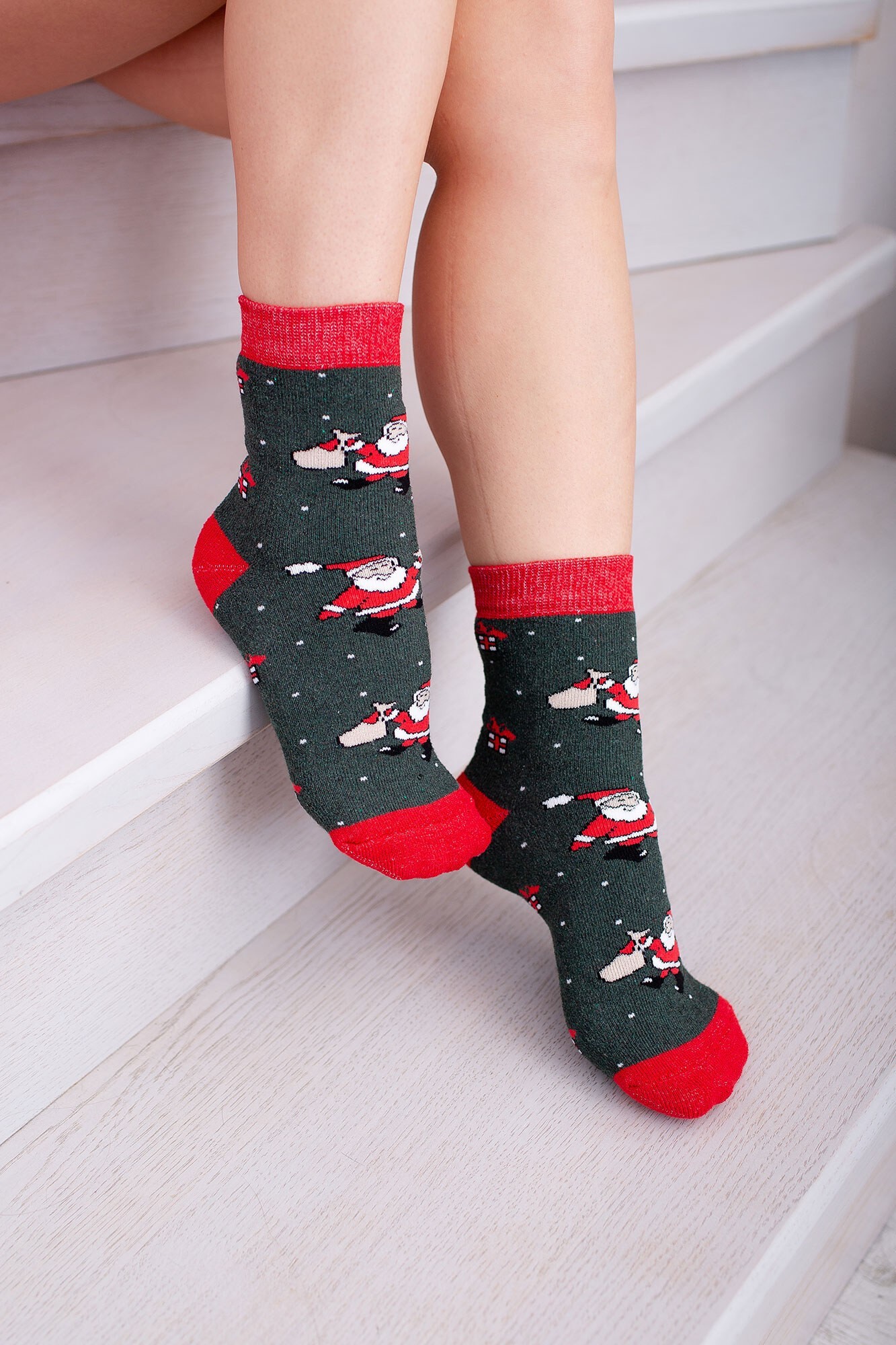 

Шкарпетки Without Santa Woman  Grean, Шкарпетки Without Santa Woman 36-40 Grean