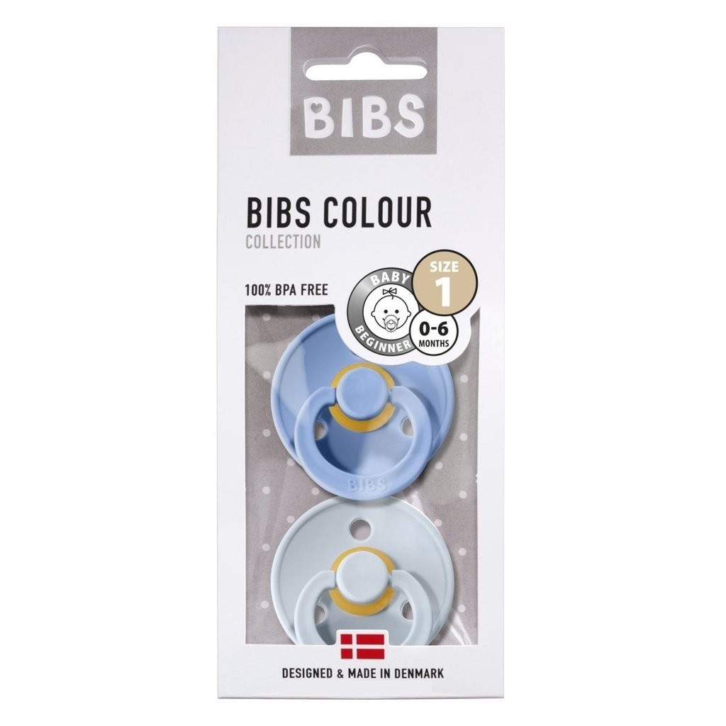 

Пустышка BIBS Sky Blue+Baby Blue 0-6 мес.