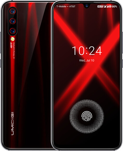 

Смартфон Umidigi X 4/128Gb Black/Red