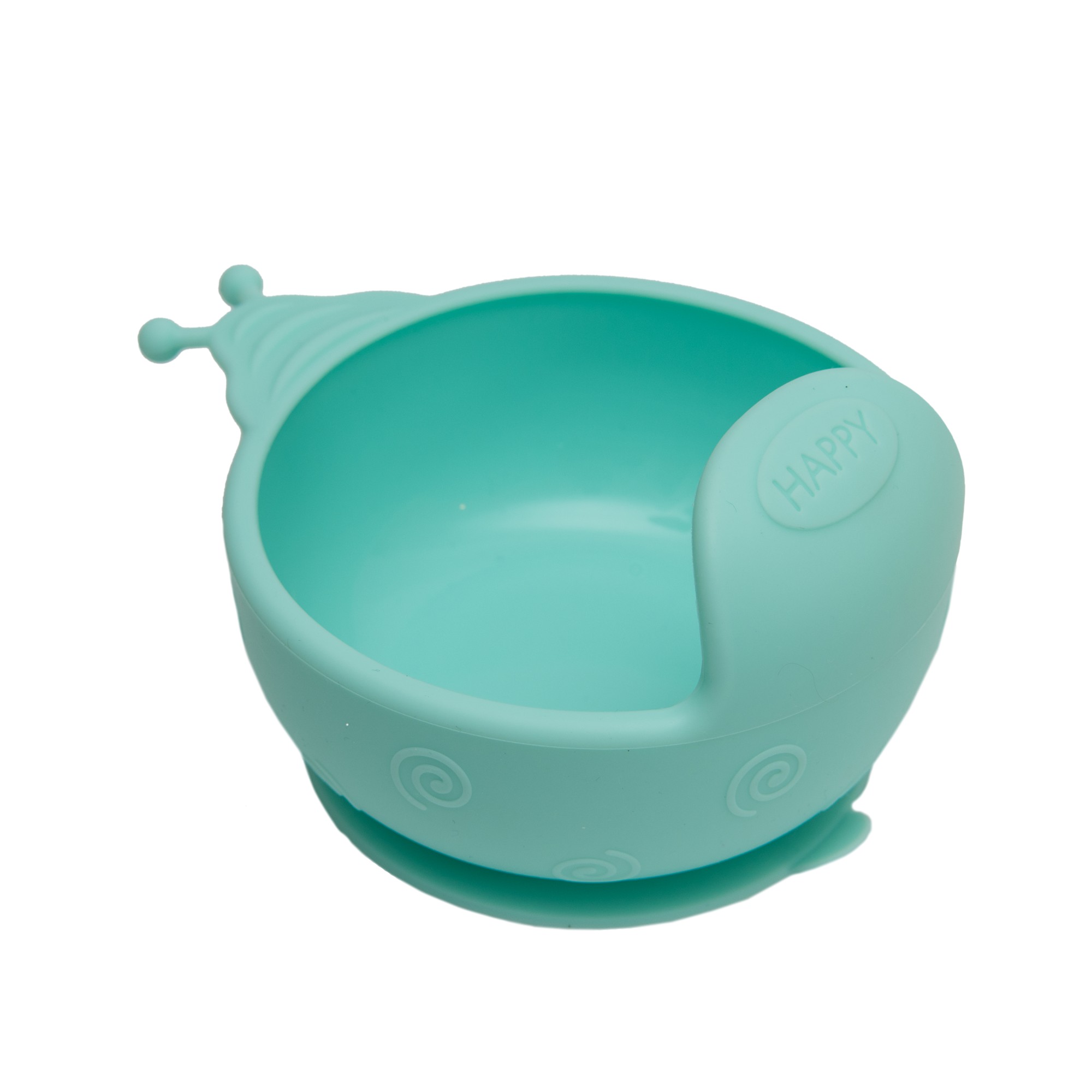 

Силиконовая тарелка на присоске Kinderenok Happy Meal бирюзовая