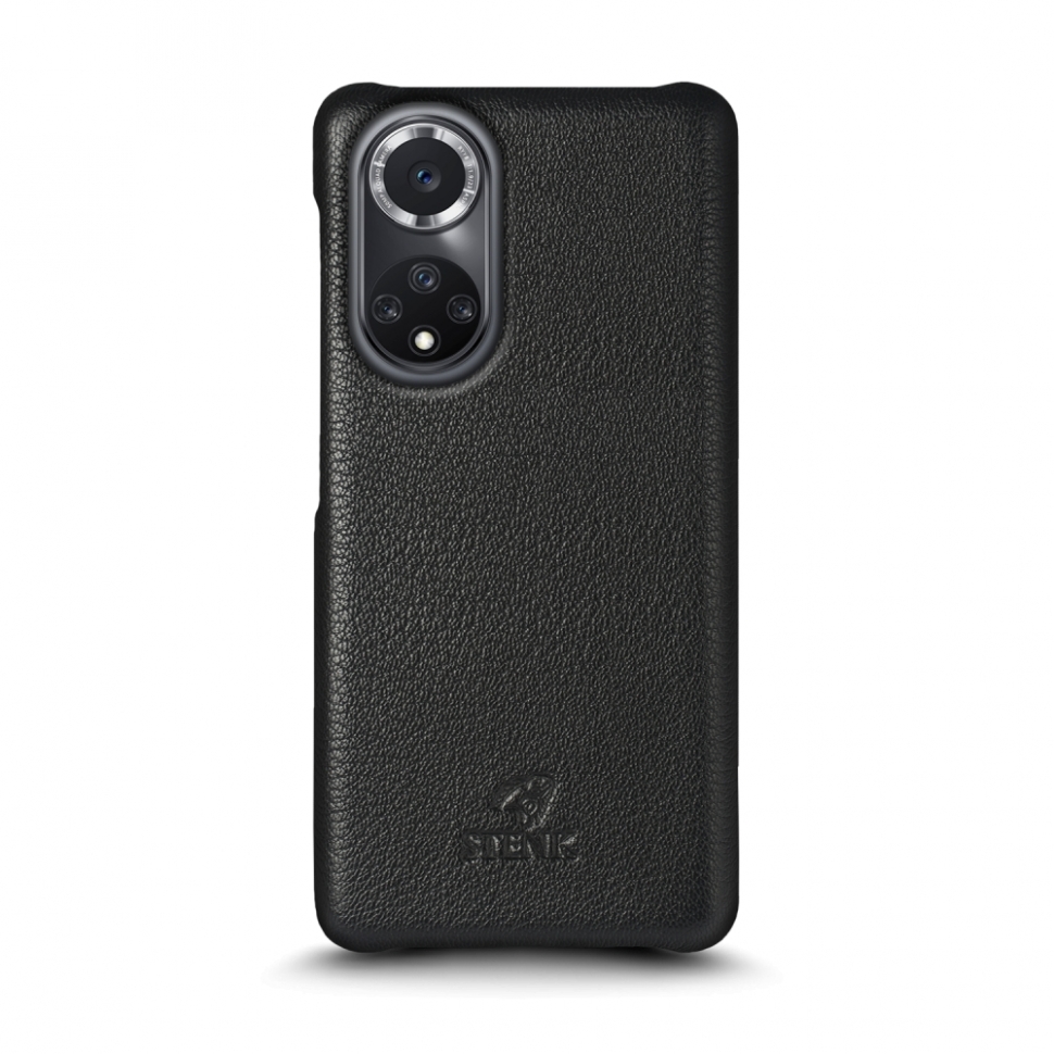 

Кожаная накладка Stenk Cover для HuaWei Nova 9 Чёрная