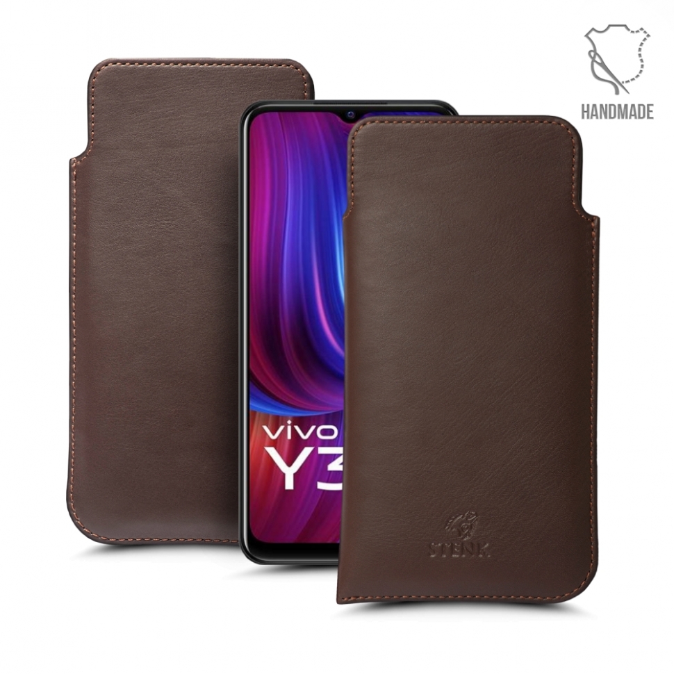 

Футляр Stenk Elegance для Vivo Y33s Коричневый