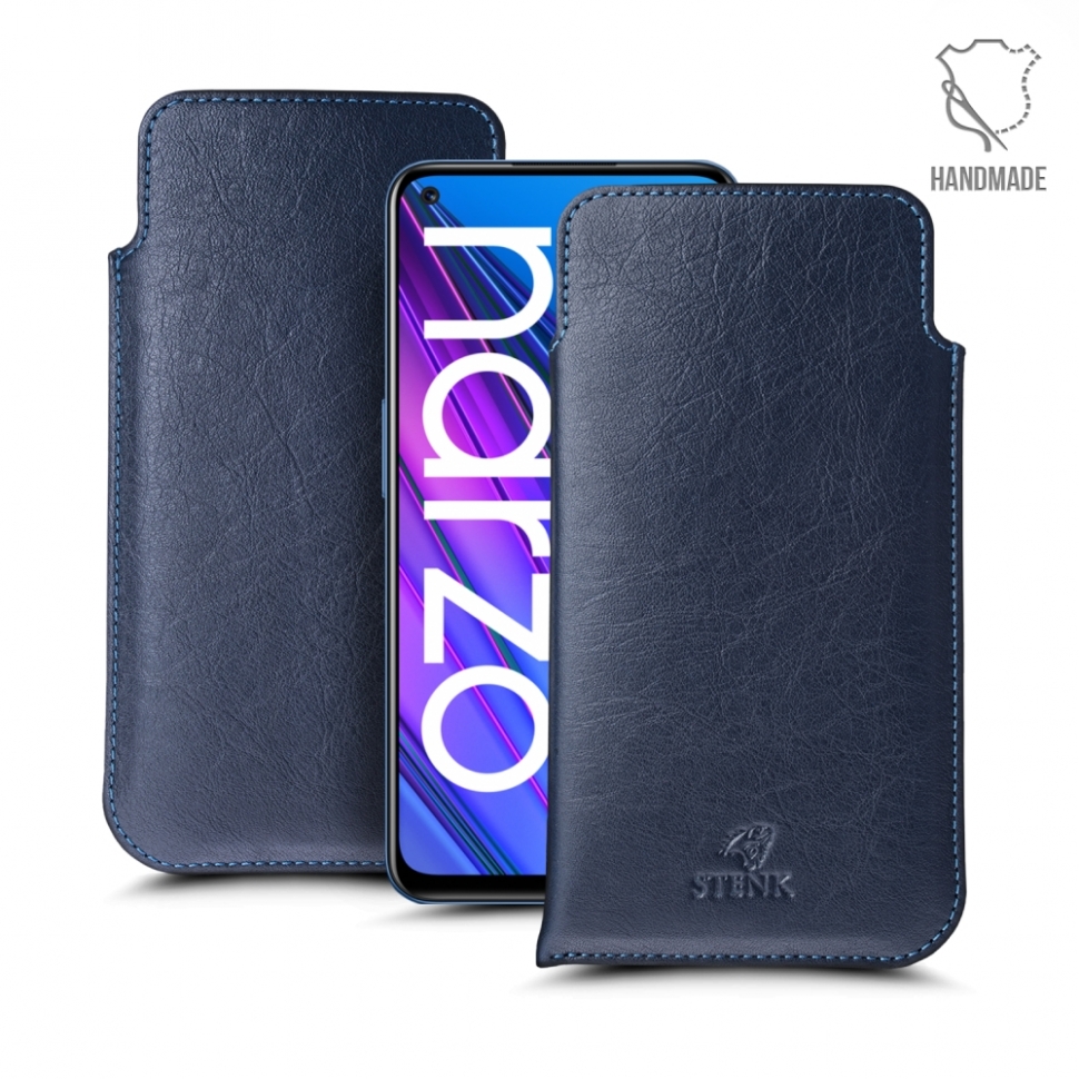 

Футляр Stenk Elegance для Realme Narzo 30 5G Синий