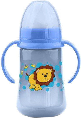 

Поильник-непроливайка Nuvita 6м+ 250 мл c мягким носиком и ручками Синий (NV1440Blue)