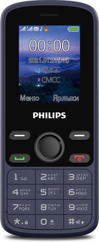 

Мобильный телефон Philips Xenium E111 Dual Sim Blue