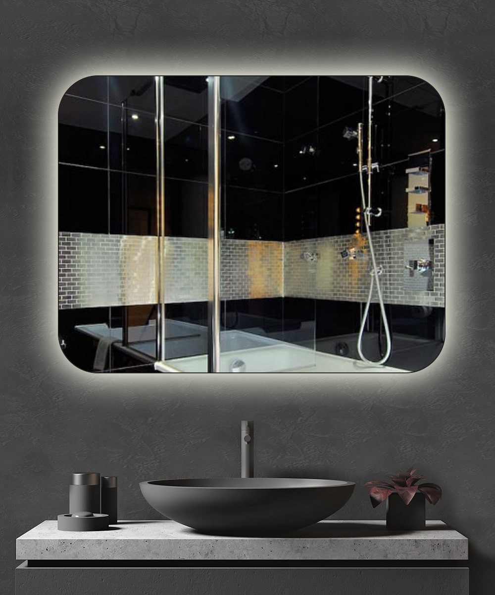 

Зеркало с 3D подсветкой ML - 34 Seria A 60x50 (прямоугольное, с закругленными углами)