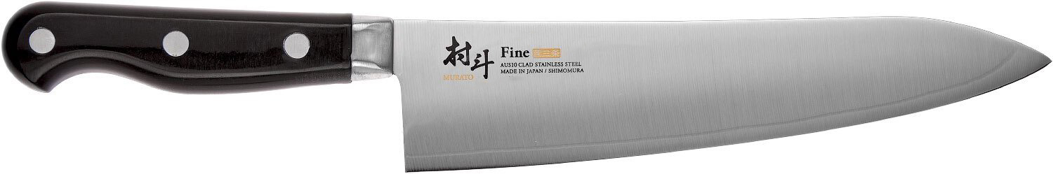 

Нож кухонный Shimomura Fine Chef. Длина клинка - 210 мм (3989.00.45)
