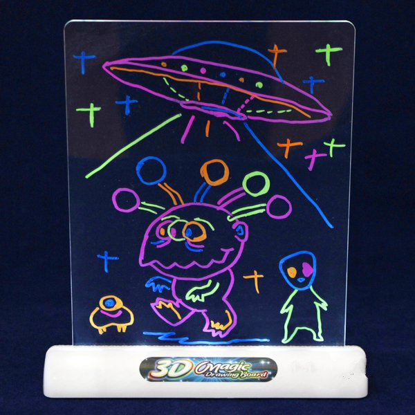 

Доска-планшет 3Д доска для рисования 3D Magic Drawing Board