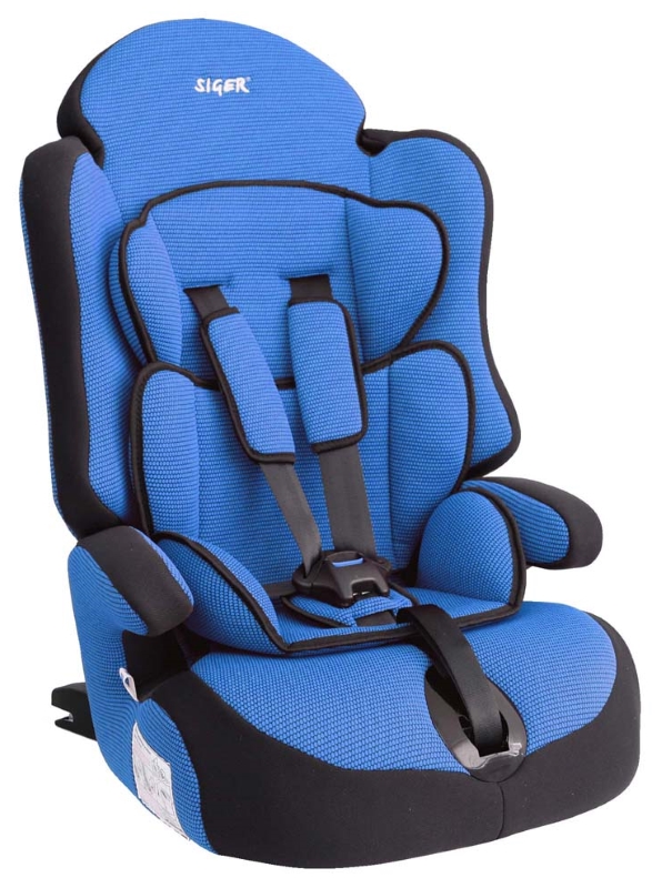 

Детское автокресло Siger Прайм, цвет: синий, группа 1/2/3 (возраст 1-12 лет, вес 9-36 кг), (ремень безопасности + Isofix)