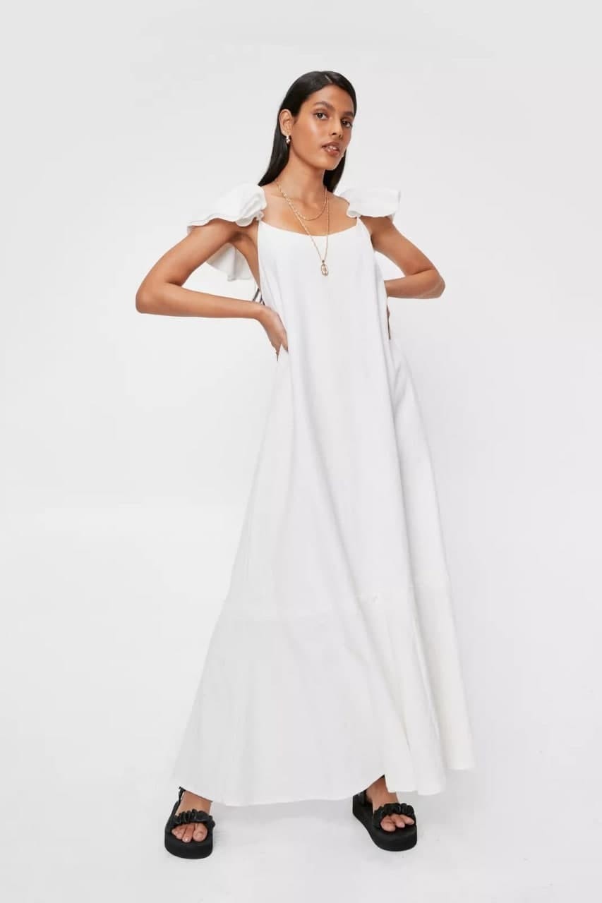 

Платье Nasty gal  белый 8520123003483, Платье Nasty gal 38 белый 8520123003483