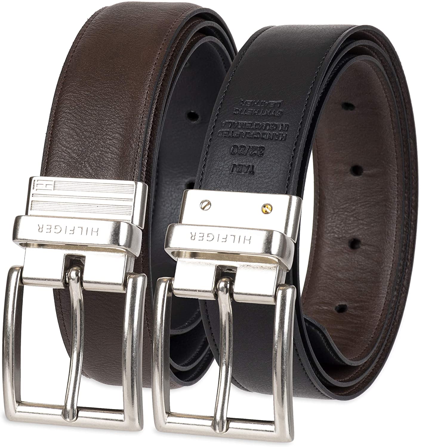 

Двусторонний мужской ремень Tommy Hilfiger 1159758602 (Коричневый/Черный, 42)