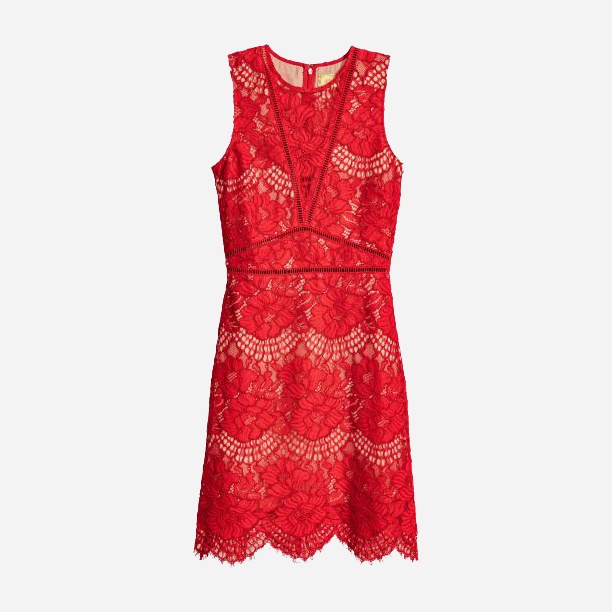 

Платье H&M 060534724  Красное, Платье H&M 060534724 32 Красное