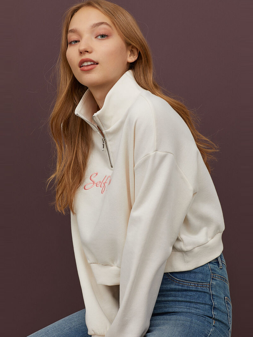 

Толстовка H&M 060754713  Светло-бежевая_Selflove, Толстовка H&M 060754713 L Светло-бежевая_Selflove