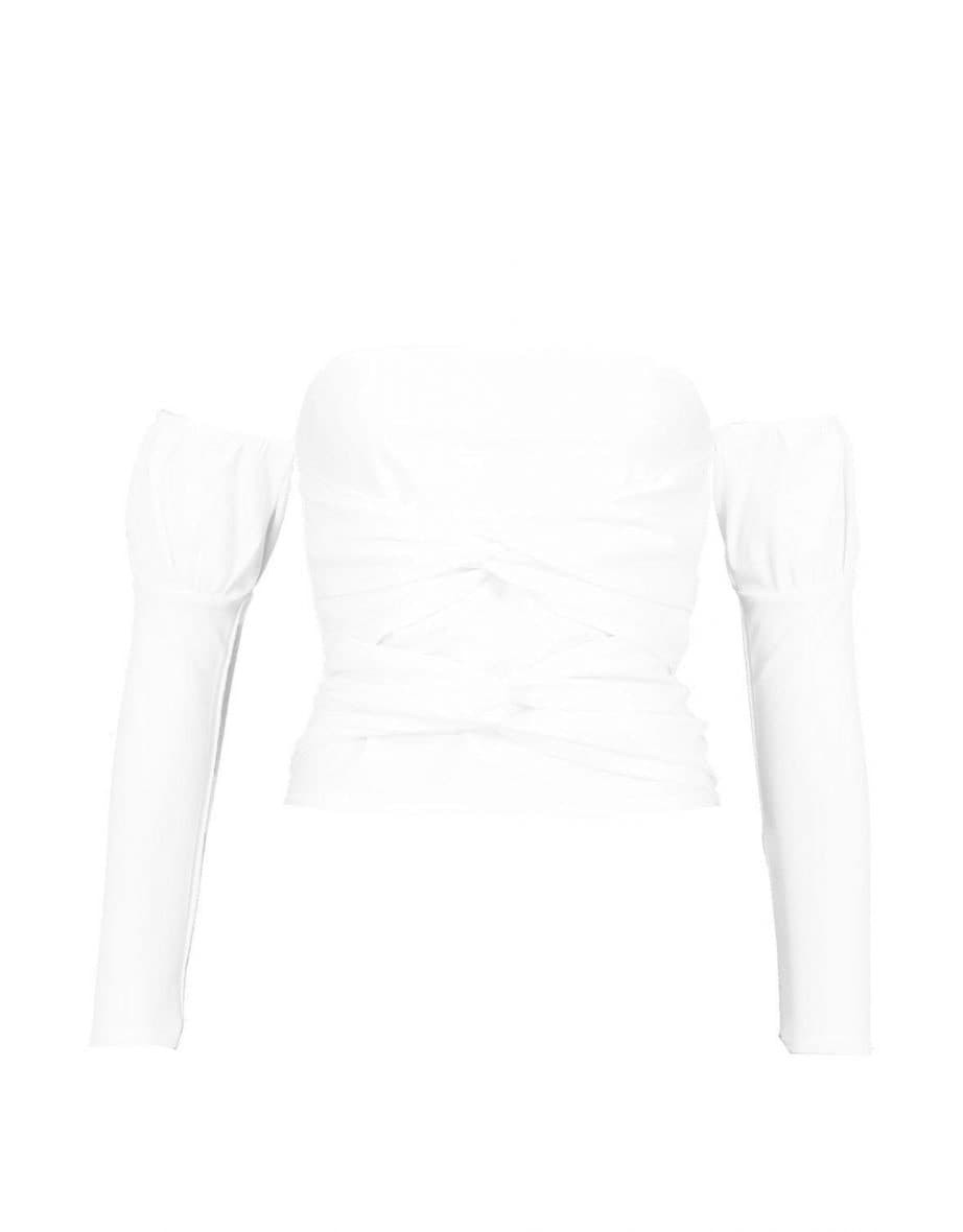 

Топ Boohoo  белый 8520123003746, Топ Boohoo 38 белый 8520123003746