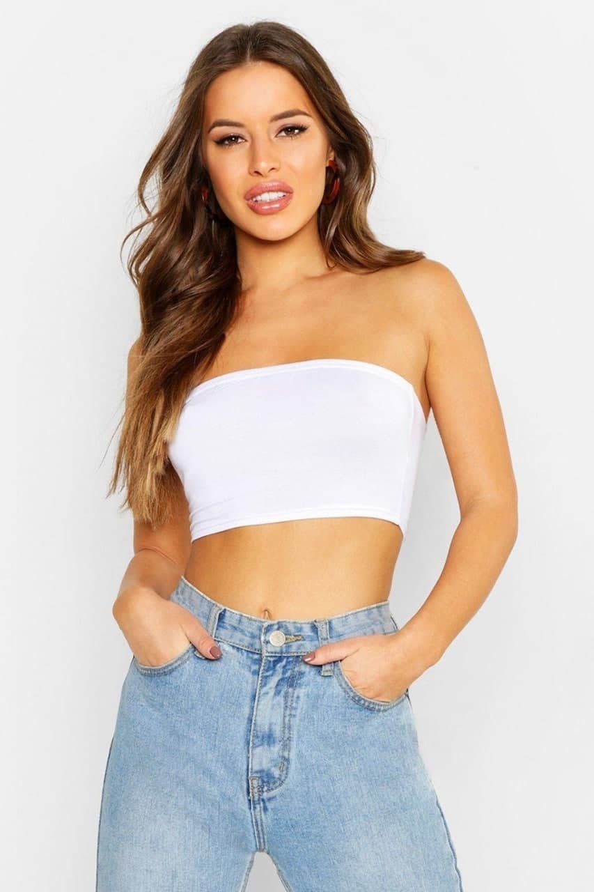 

Топ Boohoo  белый 8520123003407, Топ Boohoo 44 белый 8520123003407