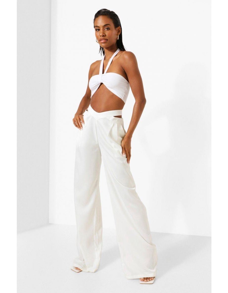 

Брюки Boohoo  белый 8520123003718, Брюки Boohoo 34 белый 8520123003718