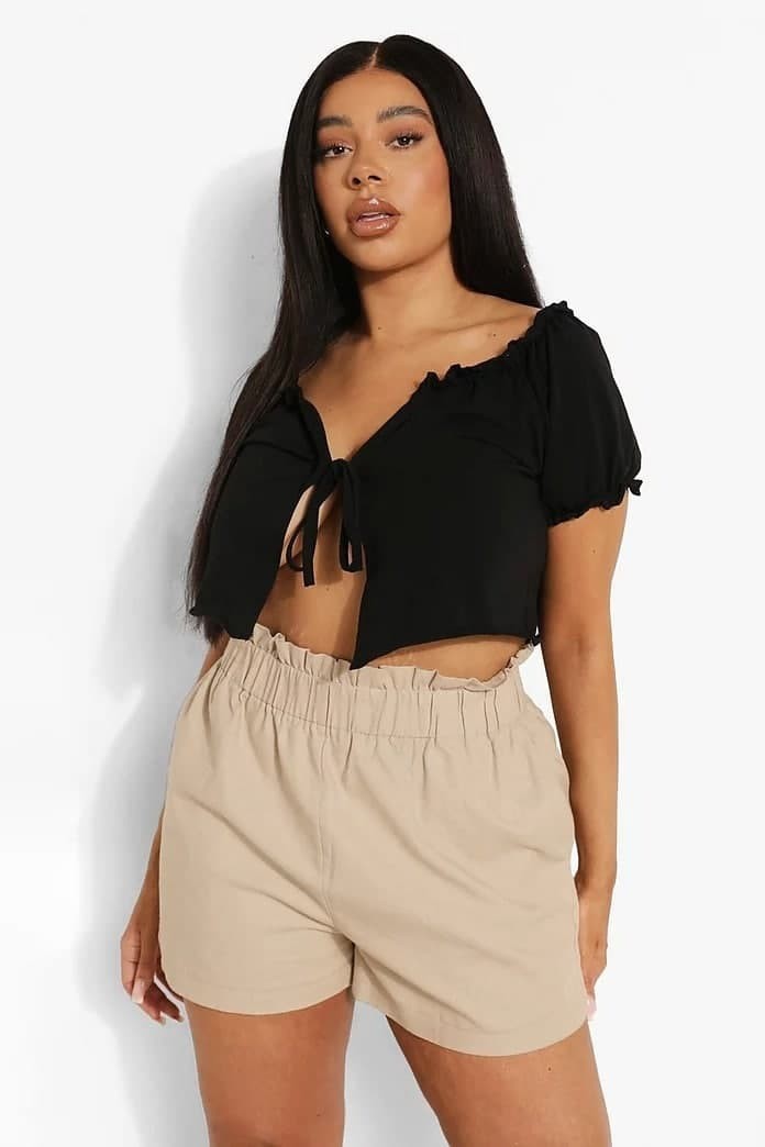 

Топ Boohoo  черный 8520123003340, Топ Boohoo 52 черный 8520123003340