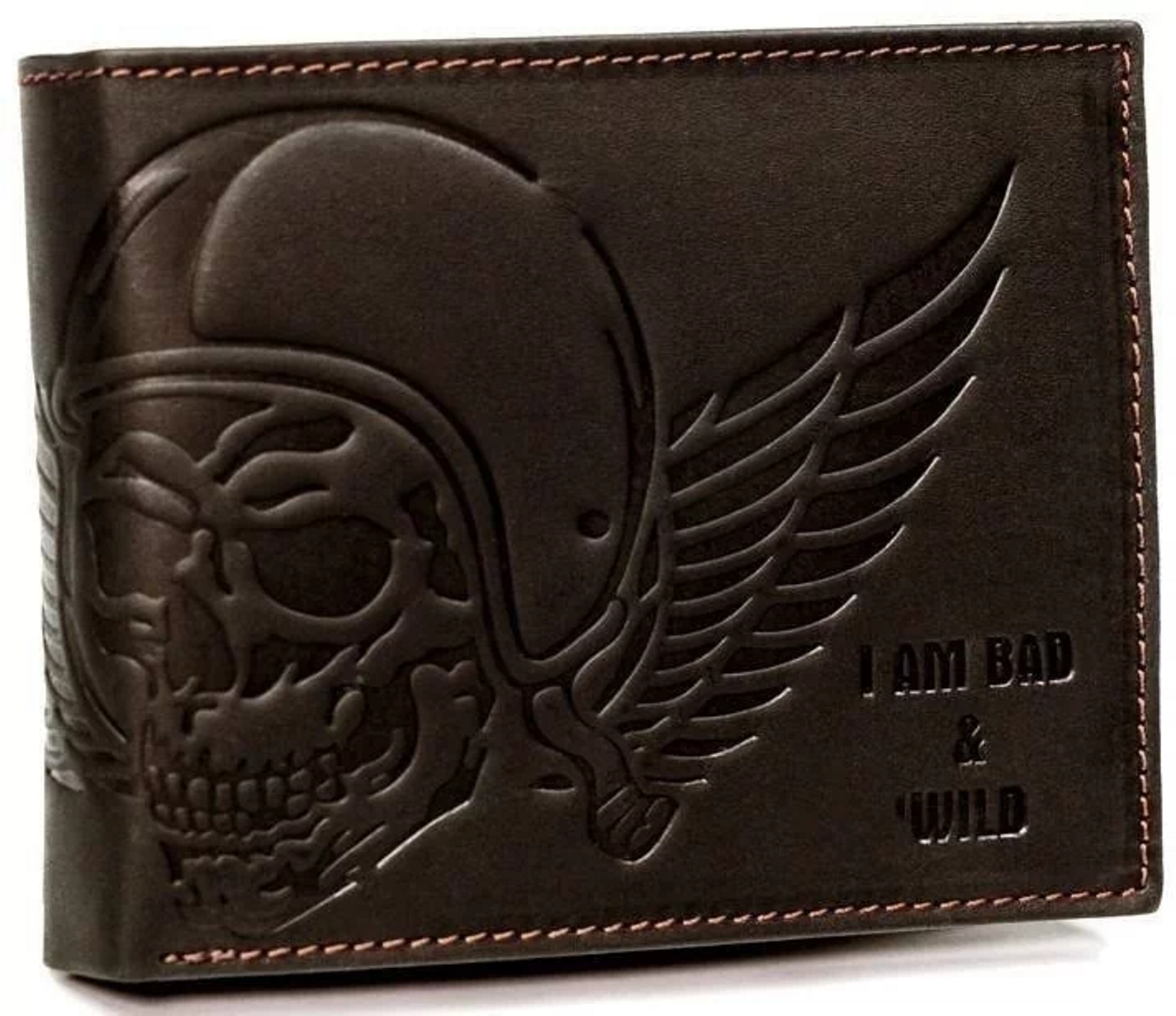

Кошелек мужской I AM BAD and WILD N992-HUB BROWN