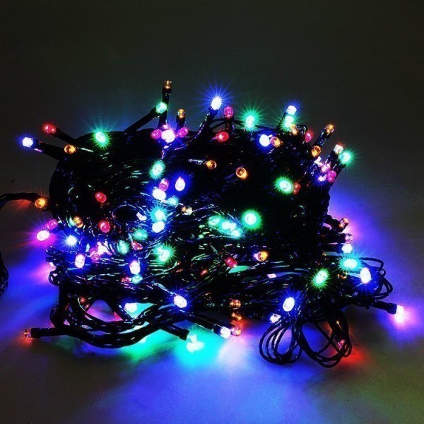 

Прямая гирлянда 31.2м 400 led на черном проводе (Мульти свет) CL-104/401