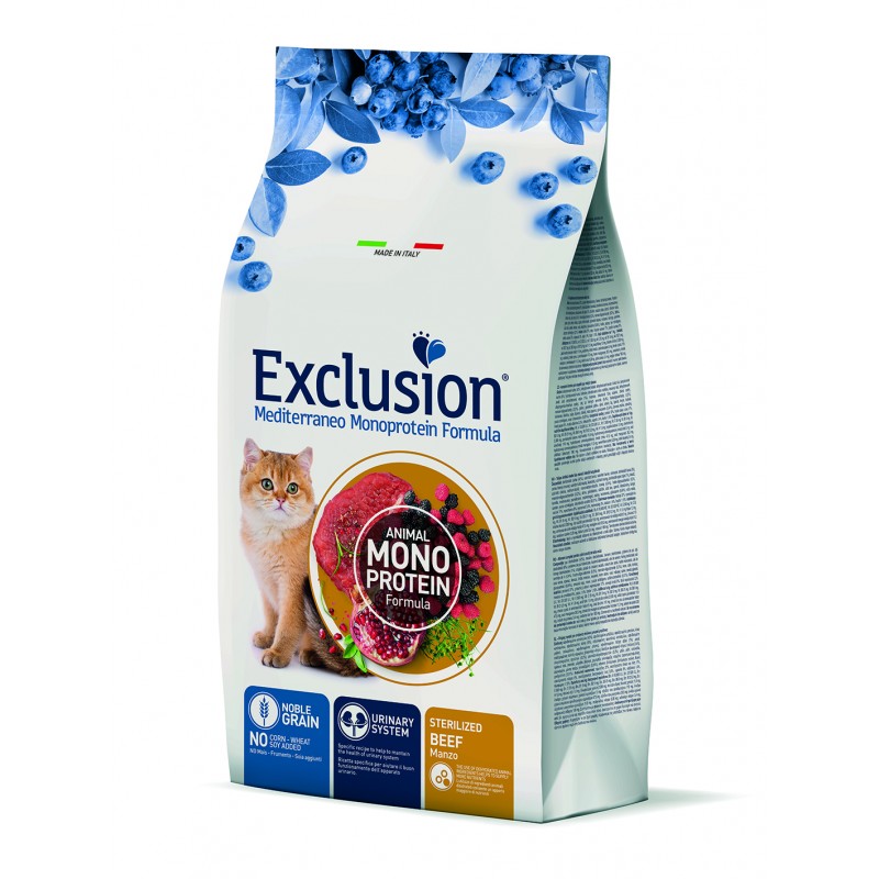 

Exclusion Sterilized Beef корм для стерилизованных кошек с говядиной 12 кг