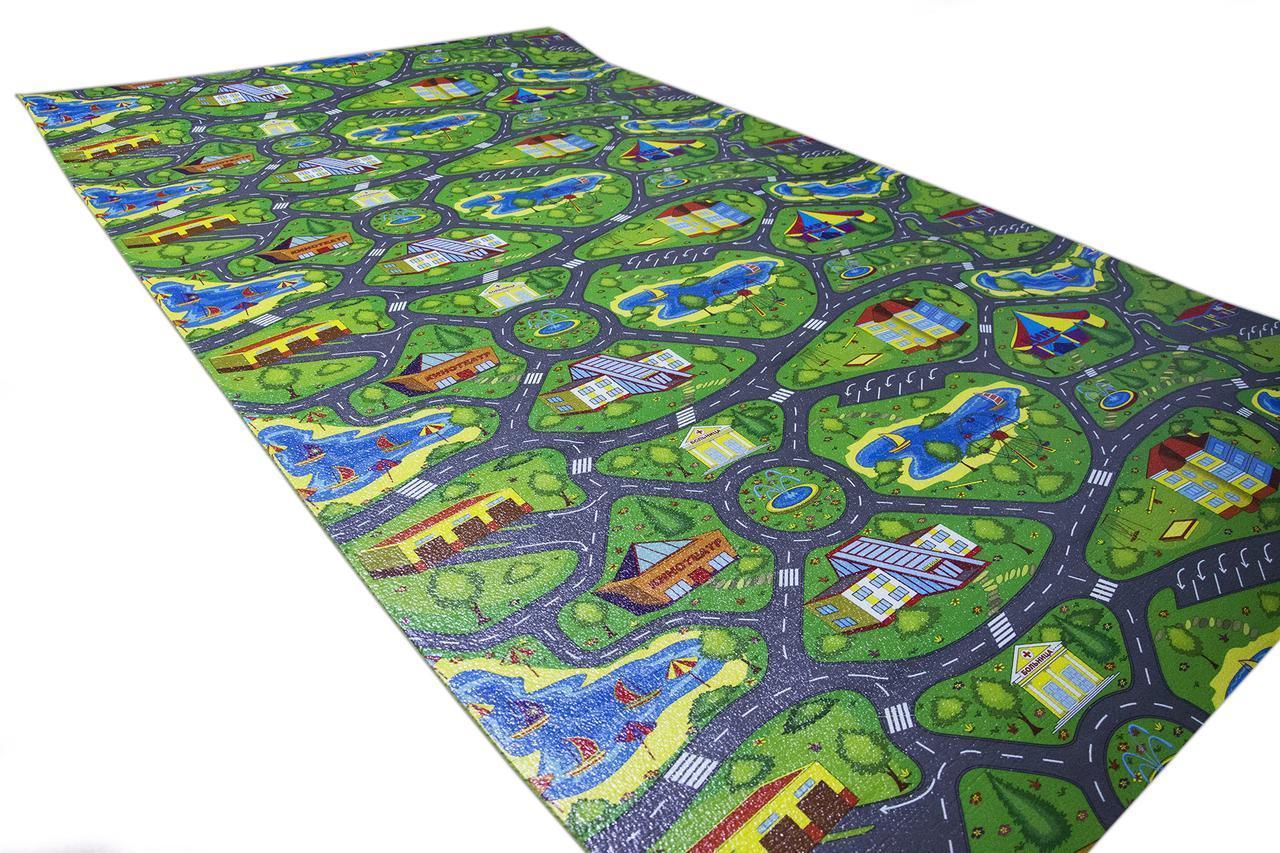 

Детский игровой развивающий коврик Verdani Городок 2000×1100×12 мм