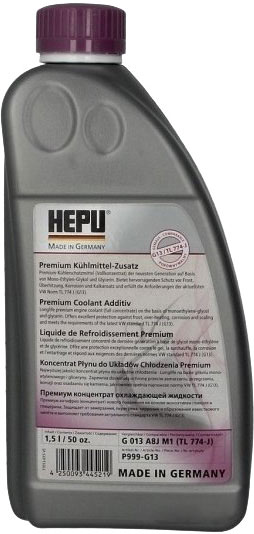 

Антифриз HEPU G13 концентрат 1.5 л Фіолетовий (P999-G13)