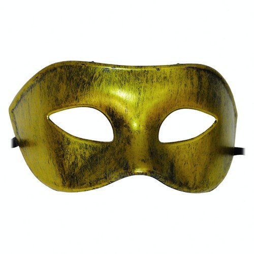 

Маска "Man Gold " 18х9 см пластик, карнавальная