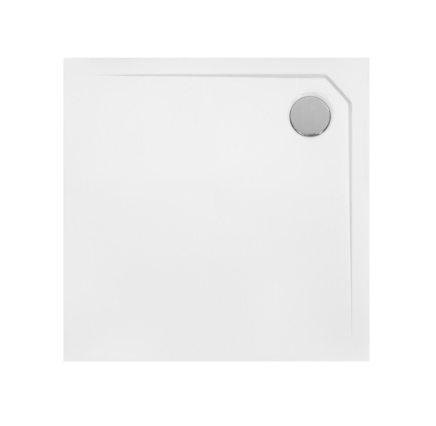 

Душовий квадратний піддон Besco Acro Ultraslim 90x90 см (BMAC-90)