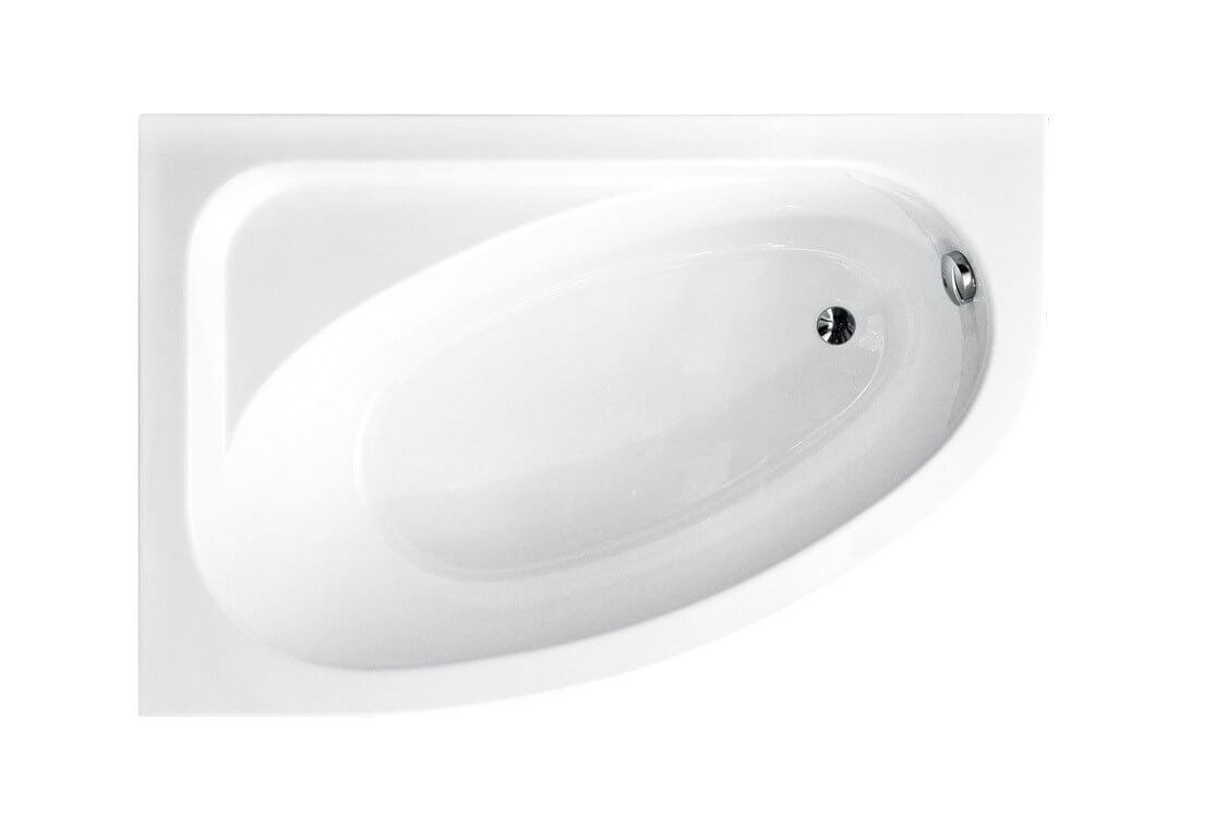 

Акрилова ванна Besco Cornea 140x80 L, аисметрична (WAC-140-NL)