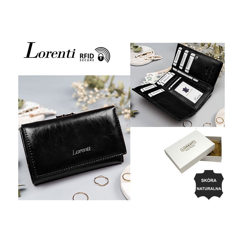 

Кошелек женский Lorenti L55020-BPR BLACK