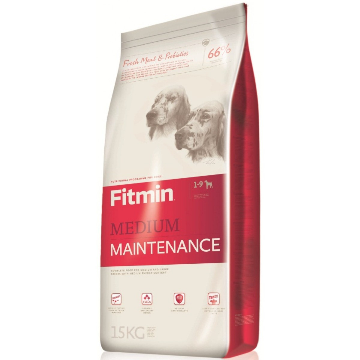 

Сухой корм для собак средних пород Fitmin Dog Medium Maintenance 15 кг
