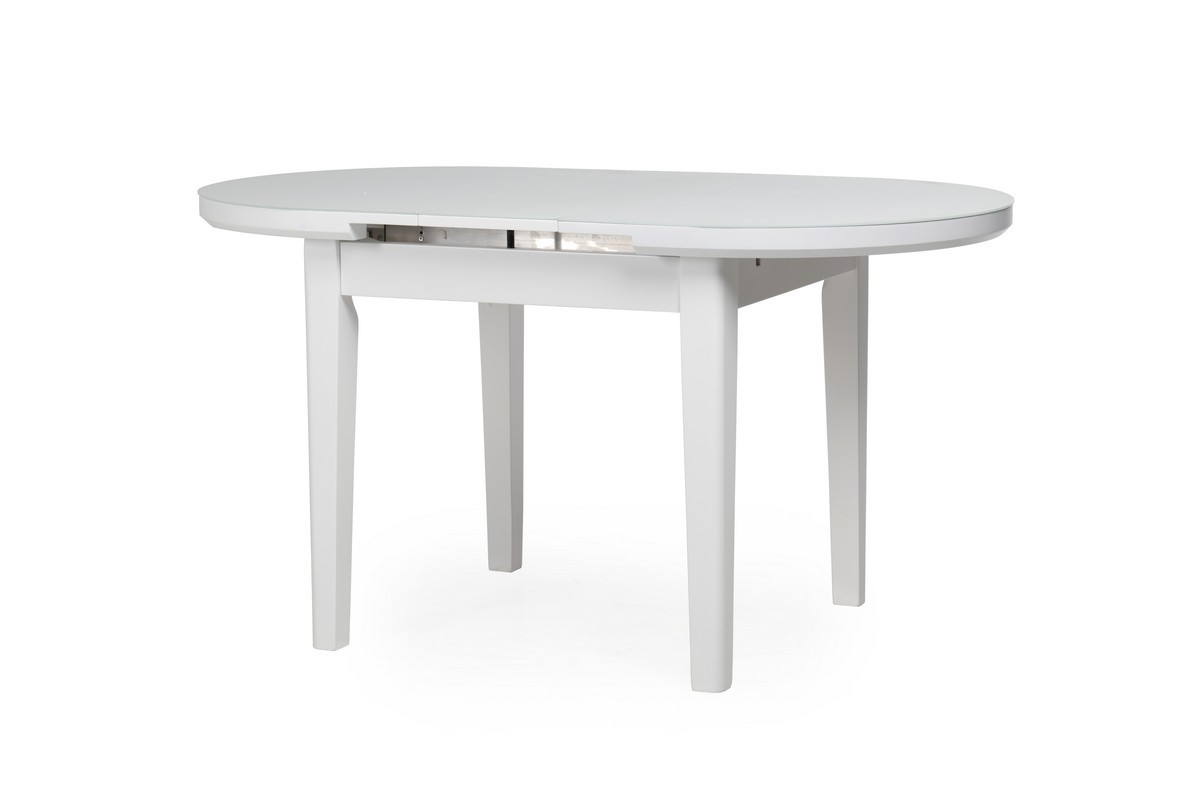

Стол Рено 120-145x80x75 см снежно белый