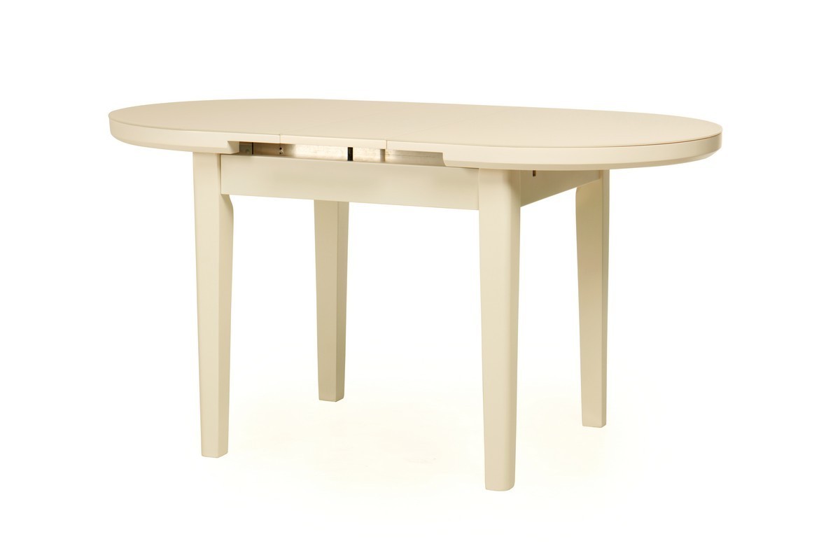 

Стол Рено 120-145x80x75 см молочный