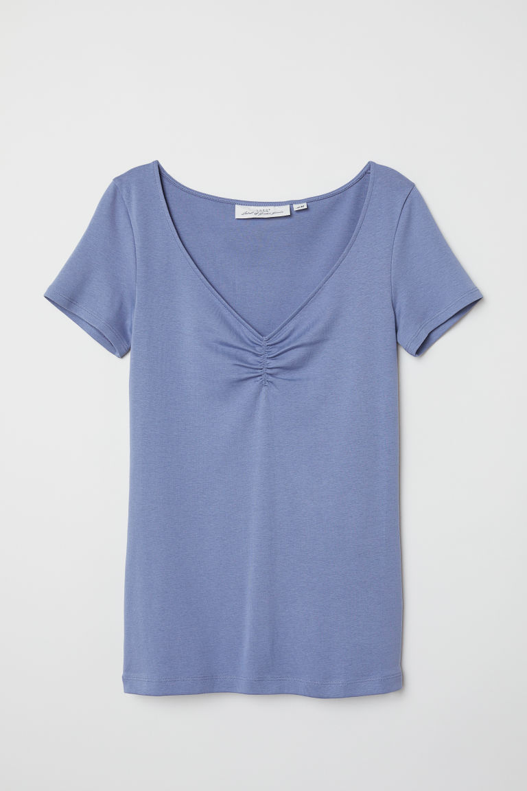 

Футболка H&M 0648630  Синий, Футболка H&M 0648630 L Синий