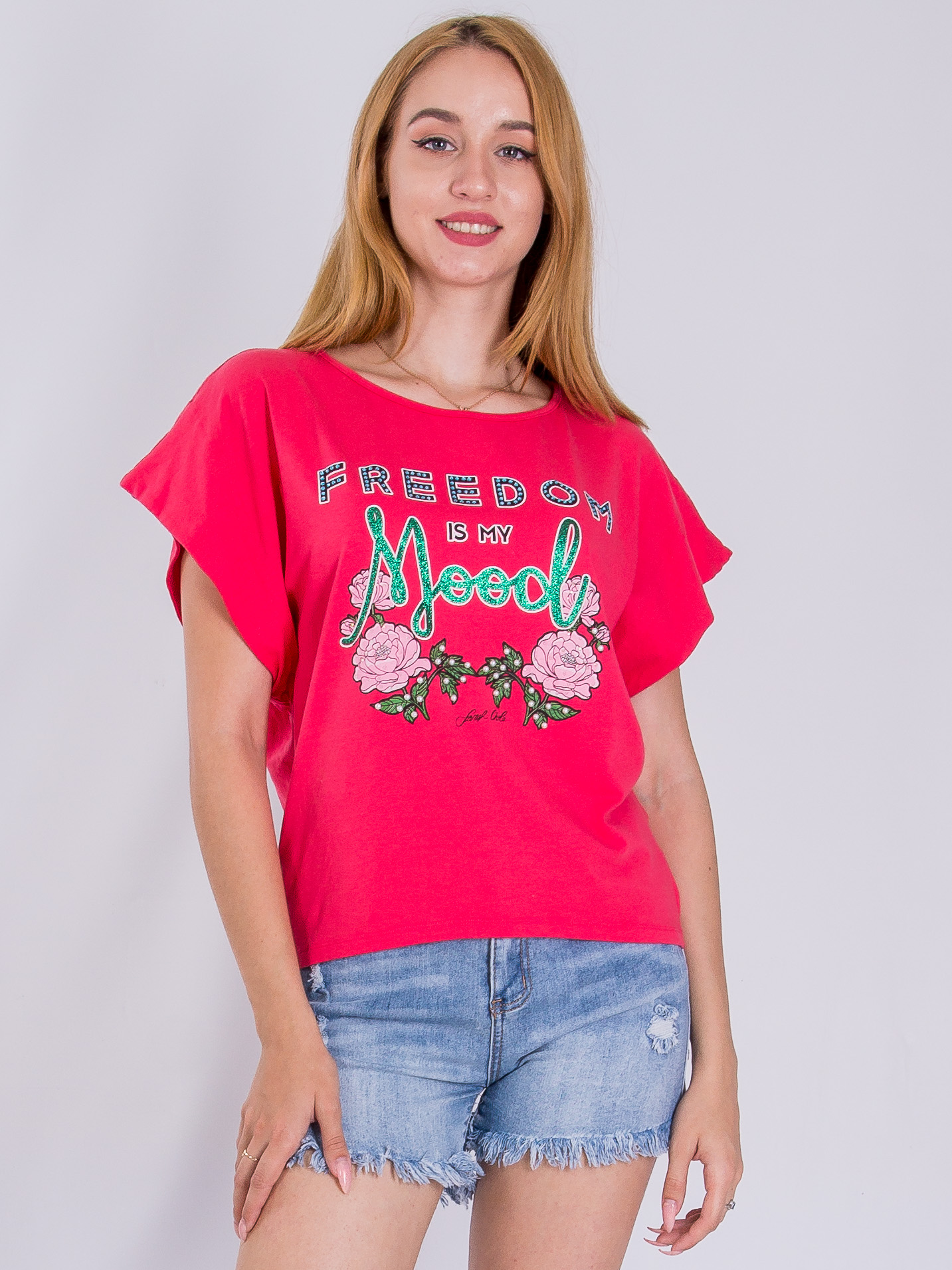 

Футболка Freedom Sarah Chole 11461  Розовый, Футболка Freedom Sarah Chole 11461 XS Розовый
