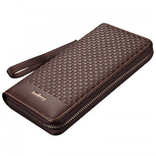 

Клатч портмоне кошелек 3 в1 Baellerry Cage Brown SKL39-225848