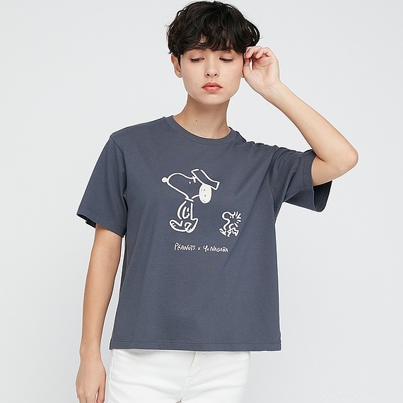 

Футболка Uniqlo PEANUTS размер М серая