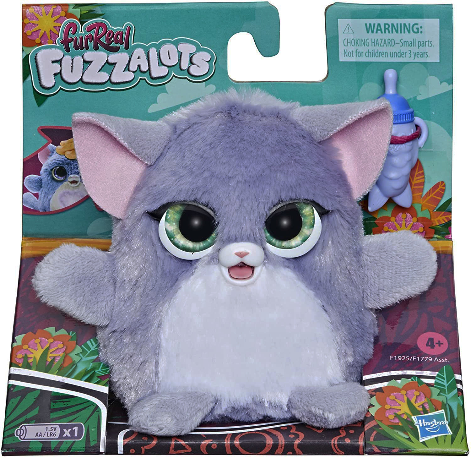 

Интерактивная игрушка Hasbro серии Фуззалоты (F1779_F1925 Frr Fuzzalots CAT) серый