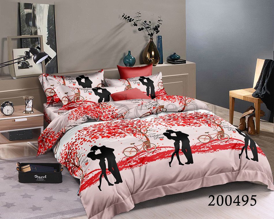 

Постельное белье ранфорс Selena Свидание 200495 Двуспальный