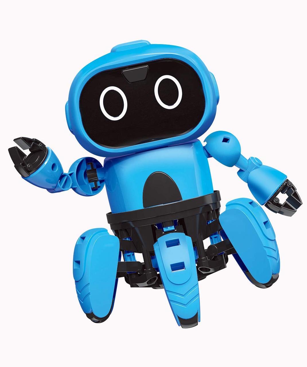 

Интерактивный шестиногий робот конструктор Small Six Robot (Синий)