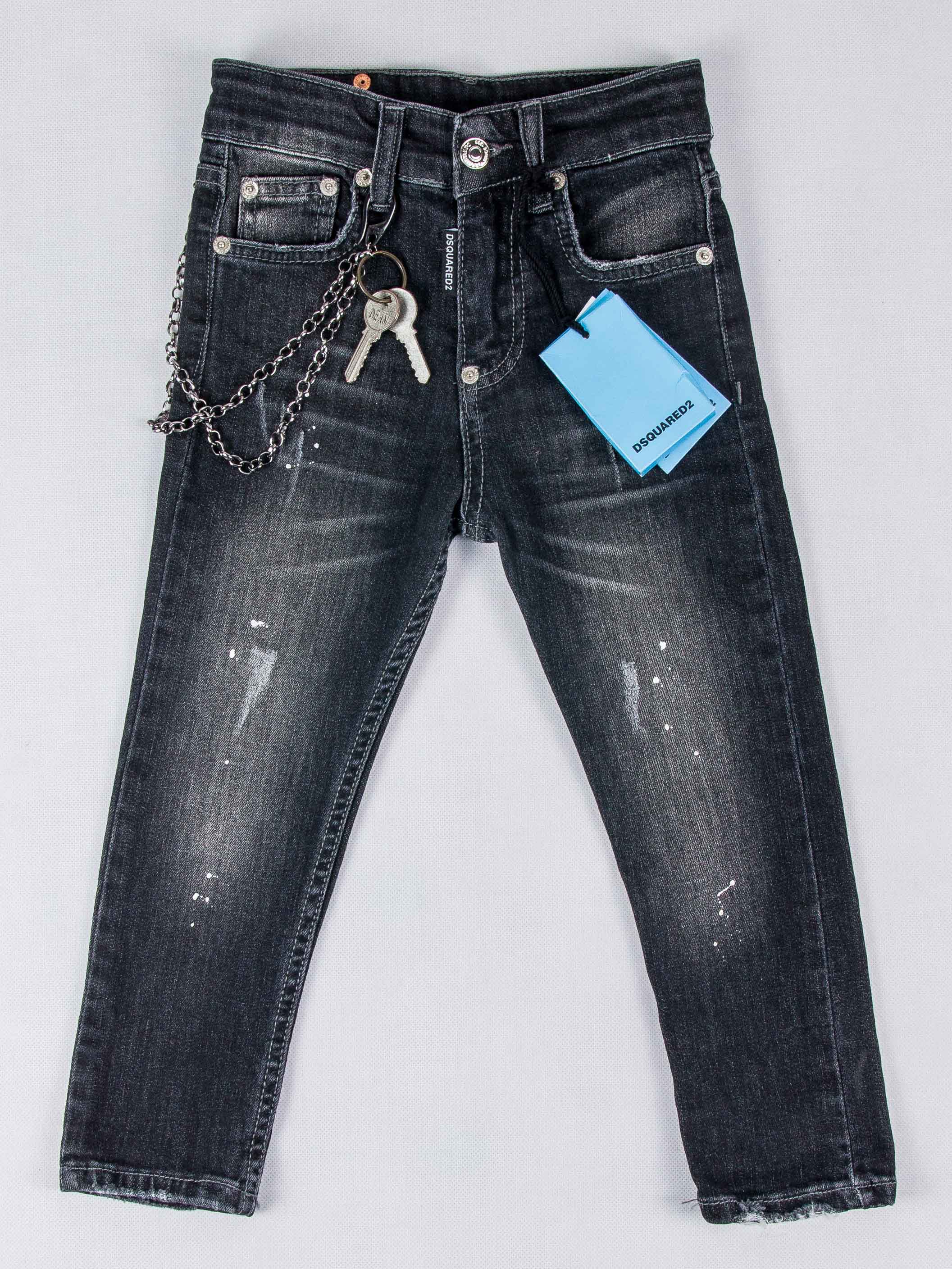 

Джинсы с металлическим брелком RePlic DSQUARED2_CK133 98 cm (3358098cm) Серый