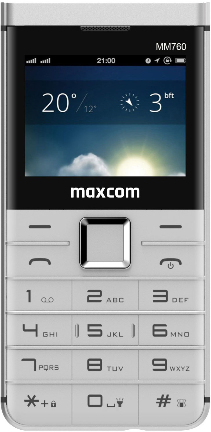 

Мобильный телефон Maxcom MM760 White
