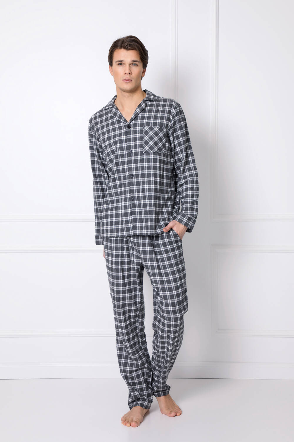 

Пижама мужская ARUELLE George pajama long  Серый, Пижама мужская ARUELLE George pajama long XL Серый