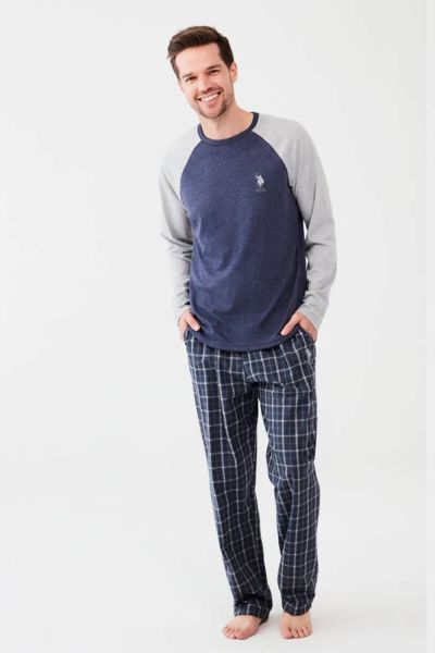 

Мужской домашний костюм 18520 U.S. Polo ASSN меланжевый, Мужской домашний костюм 18520 U.S. Polo ASSN меланжевый M
