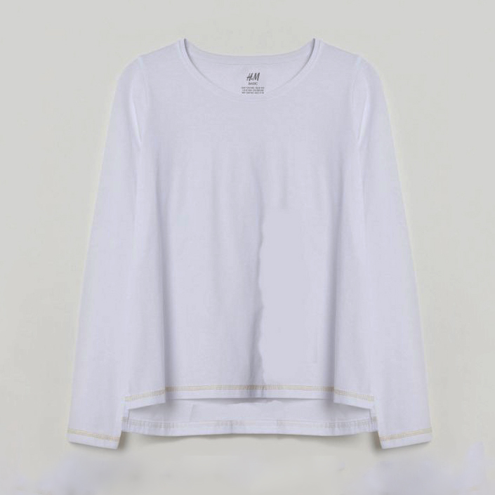 

Футболка с длинными рукавами H&M 12-0679526 001 170 см Белая (СА2000001896563)