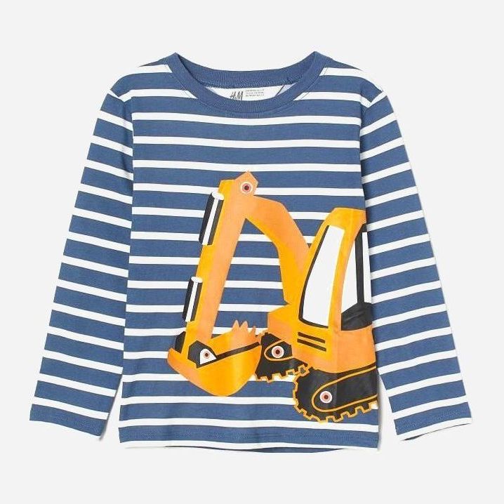 

Футболка с длинными рукавами H&M 12-0858810 002 92 см Синяя (СА2000001896693)