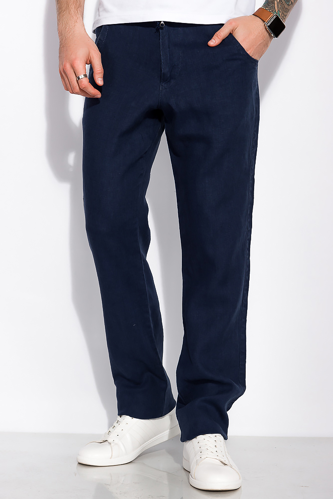 

Хлопковые брюки Time of Style 148P205 32 Синий