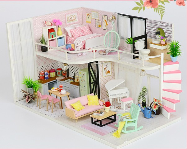 

Интерьерный конструктор DIY House Roombox White piano